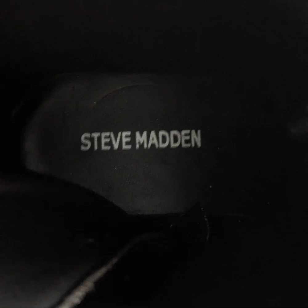 Steve Madden Kids Beckky Black Motorcycle Boot...Size 3